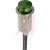 VCC (Visual Communications Company) - 1053C5 - 22AWG Wire Leads Lens,High Hat 208-250 VAC 0.500 In Green Neon Indicator,Pnl-Mnt|70130367 | ChuangWei Electronics