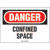 Panduit - PPS0710D69 - Confined Spaces DANGER Header Polyester Adhesive Sign|70386994 | ChuangWei Electronics