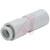 SMC Corporation - KQ2R10-12A - Plug In 10 mm KQ2 Pneumatic Straight Tube-to-Tube Adapter|70247256 | ChuangWei Electronics