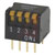 Omron Electronic Components - A6ER4101 - Switch DIP 4 way piano act Thru-Hole|70354941 | ChuangWei Electronics