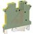 Phoenix Contact - 0441504 - Green-YL 6.2mm W 24-10AWG .2-6 sq.mm Screw Grd DINRail Term Blk Conn|70169373 | ChuangWei Electronics