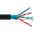 Belden - 1300A 0101000 - CMR Black PVC jkt Foil PO ins BC Solid 24AWG 4Pr Cable|70003321 | ChuangWei Electronics