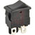 ZF Electronics - LRA32H2BBBNN - QC 125VAC 10A No Legend Black Non-Illuminated Concave ON-OFF DPST Rocker Switch|70207543 | ChuangWei Electronics