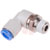 SMC Corporation - KSL08-02S - Push In 8 mm R 1/4 Male Pneumatic Elbow Threaded-to-Tube Adapter|70402792 | ChuangWei Electronics