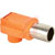 Amphenol Industrial - RL01201-120 - Orange 400A Tubular Lug w/Locking Feat. for 120 sq mm Cable 12mm Conn|70331488 | ChuangWei Electronics