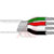 Belden - 83351E 009100 - EU CE White TFE jkt Braid TFE ins SPC 19x30 18AWG 4Cond Cable|70005518 | ChuangWei Electronics