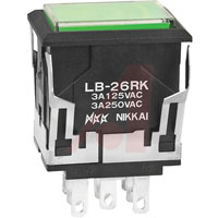 NKK Switches LB26RKW01-5F-JF