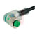 Carlo Gavazzi, Inc. - CONM14NF-APT5 - Black PVC 5 Meter Single LED PNP 4 Wire Female R/A M12 Cordset|70014574 | ChuangWei Electronics