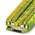 Phoenix Contact - 3211809 - 6.2mm W Green-Yellow 24-10 AWG Push-In Conn Ground DIN Rail Term Blk Conn|70170337 | ChuangWei Electronics