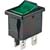 NKK Switches - CWSB21FAFF - QC Blk Cap and Housing On-None-Off DPDT Miniature Power Rocker Switch|70192524 | ChuangWei Electronics