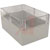 Bud Industries - PN-1341-C - PN Series 9.45x6.3x4.72 In Gray/Clear Lid Polycarbonate,UL94HB Box-Lid Enclosure|70148491 | ChuangWei Electronics