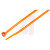 RS Pro - 404550 - 203mmx3.6 mm Orange Nylon Non-Releasable Cable Tie|70638067 | ChuangWei Electronics