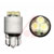 JKL Components Corporation - LE-0903-02W - 12 V dc 10.4mm dia. White Wedge LED Reflector Bulb|70314510 | ChuangWei Electronics