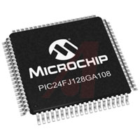 Microchip Technology Inc. PIC24FJ128GA108-E/PT