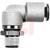 SMC Corporation - KXL06-M5 - Push In 6 mm M5 x 0.8 Male Pneumatic Elbow Threaded-to-Tube Adapter|70072236 | ChuangWei Electronics