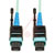 Tripp Lite - N846-02M-24-P - 2M MTP / MPO Patch Cable 100GBASE 24 Fiber OM3 Plenum Aqua 6ft|70590818 | ChuangWei Electronics