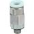 SMC Corporation - KJH23-M5 - Push In 3.2 mm M5 x 0.8 Male Pneumatic Straight Threaded-to-Tube Adapter|70071177 | ChuangWei Electronics