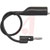 Pomona Electronics - 1166-24-0 - 50 degC Black PVC Alligator Clip Stacking Banana 18 24 in. 1 Patch Cord|70198096 | ChuangWei Electronics