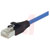 L-com Connectivity - TRD855SCRBL-1 - Blue 1.0 ft RJ45 / RJ45 Shielded Cat 5E EIA568 Patch Cable|70485126 | ChuangWei Electronics