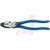 Klein Tools - D2000-9NE - Plastic Dipped 5/8 in. 1-1/4 in. 1-19/32 in. 9 in. Cutting Plier Tool|70145403 | ChuangWei Electronics