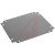 Rittal - 1567700 - for KL Series 12x12 in 16 Gauge Carbon Steel/Zinc Plate Mounting Panel|70319195 | ChuangWei Electronics