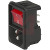 Schurter - 4302.2103 - IP40 PC1 Red Illum. Rckr QC Snap-Pnl-2mm 15A 250VAC 2P C14 IEC PEM w/Line Switch|70434829 | ChuangWei Electronics