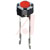 Panasonic - EVQ-11L05R - Red Hgt=5.0mm OF=1.6N 6mm dia SPST Tactile Switch|70270684 | ChuangWei Electronics