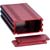 Box Enclosures - B1-120RD - 1.18 H X 2.5 W X 4.72 L RED ANODIZED 8 SCREWS 2 PLATES ALUMINUM ENCLOSURE|70020241 | ChuangWei Electronics