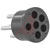 Cooper Interconnect - 86-71-6S - 6 contact black phenolic molded in contacts miniature commercial plug connector|70144660 | ChuangWei Electronics