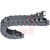 igus - 17.6.125.0 - 125mm MinBend Radius L1m W93mmxD39mm e-chain Black Igumid G Zipped Chain 17|70523260 | ChuangWei Electronics