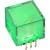 NKK Switches - NP0115AG03LF-JB - Grn LED, Clr Lens, Wht Dif 0.4VA/28V DC/AC Sqr PCB Mom SPDT Switch, Pushbtn|70192555 | ChuangWei Electronics