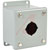 Hoffman - E1PB - 1x30.5mm Hole NEMA13 3.5x3.25x2.75 In Gray Steel Panel Mnt Push Button Enclosure|70067015 | ChuangWei Electronics