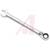 Apex Tool Group Mfr. - FRR14 - Crescent Steel Chrome Fin 6.5in. Long 7/16in. Combo Reversible Ratcheting Wrench|70222265 | ChuangWei Electronics