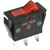 C&K  - CA24J138207PQ - QC 125VAC 15A Neon Red Illuminated ON-OFF DPST Rocker Switch|70128164 | ChuangWei Electronics