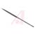 Apex Tool Group Mfr. - 37898 - Knife (Safe Back) Cut No. 2 6 1/4 in. Round Handle NeedleFile Nicholson|70220463 | ChuangWei Electronics