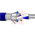 Belden - 9463F J221000 - CM Blue PVC jkt Foil/Braid PE ins TC 42x36 20AWG 1Pr Cable|70004574 | ChuangWei Electronics