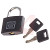 RS Pro - 8274394 - Black Plastic Coated Brass Padlock|70615198 | ChuangWei Electronics