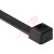 HellermannTyton - T120R0UVC2 - T120 387mmx 7.6 mm Black Nylon Heavy Duty Cable Tie|70163486 | ChuangWei Electronics