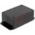 Polycase - DC-34FMBYT - DC Series 4.61x3.1x1.77 In Black ABS,UL94-5VA Panel Mount Flanged Enclosure|70233189 | ChuangWei Electronics