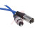 RS Pro - 7424510 - 5m Blue Female XLR to Male XLR Audio Video Cable Assembly|70651273 | ChuangWei Electronics