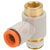 SMC Corporation - KQ2VS13-36AS - w/Seal Brass 3/8NPT Conn. Dia 1/2-in Tube Hex Socket Univ. Elbow 1-Touch Fitting|70335962 | ChuangWei Electronics