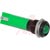 APEM Components - Q12P1BXXG12E - LED Solder/QC Hexnut 12 VDC Green 0.472 in Green Non-Relamp Indicator, Pnl-Mnt|70066098 | ChuangWei Electronics