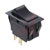 Carling Technologies - TIGK51-6S-BL-NBL - QC 125VAC 15A Non-Illum Black Actr Gloss Curved ON-NONE-OFF DPST Rocker Switch|70131718 | ChuangWei Electronics