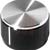 Electronic Hardware Corporation (EHC) - PV-25B-2 - hole sz .25in dia .93in w line machined aluminum-black round control Knob|70206909 | ChuangWei Electronics