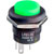 NKK Switches - LP0115CCKW015FB - Grn LED, White cap QC tabs 16mm mnt 3A 125VAC SPDT On (On) Switch, Pushbutton|70322753 | ChuangWei Electronics