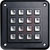 Storm Interface - PLX16T203 - IP65 Silver Key Black Case Telephone 16 Key Non-Illum Vandal Resitant Keypad|70102269 | ChuangWei Electronics