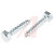 RS Pro - 824941 - 8mmx40mm Zinc plated & clear Passivated Steel Coach Screw|70789497 | ChuangWei Electronics