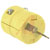 Hubbell Wiring Device-Kellems - HBL9758VY - Steel Brass Nylon 0.220 to 0.660 in. Yellow 250 V 20 A Electrical Plug|70116132 | ChuangWei Electronics