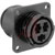 TE Connectivity - 206425-1 - Rev Sex Panel Mnt Series 3 Sz. 17 3 Pos. CPC Receptacle Connector Housing|70082976 | ChuangWei Electronics