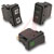 Carling Technologies - VD51S004-1ZZ00-000 - No Legend QC 15A Black Actuator No Lens Non-Illum ON-NONE-ON DP Rocker Switch|70131990 | ChuangWei Electronics